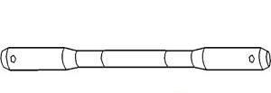 UJD70650    Load Control Shaft---Replaces L41819